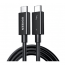 كابل USB فئة C ثاندر بولت يوجرين، 0.8 متر، اسود - US501