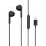 Ravpower Lightning Wired Earphones with Attachments, Black - RP-BH1005