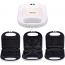 Media Tech 3 in 1 Sandwich Maker, 700 Watt, White- MT-SM206
