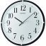 Seiko Analog Wall Clock, Black and White - QXA931K 