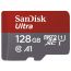 Sandisk Ultra Micro SD Card Class 10, 128GB - SDSQUNS-128G-GN6TA