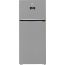 Beko No-Frost Refrigerator, 406 Liters, Inverter, Silver - RDNE455M20XBIDS