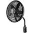 Prifix Jumbo Wall Mount Fan with Remote Control, Black - WFJ-211