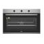 Beko Built-in Gas Oven, with Grill, 90 Cm, 96 Liters, Stainless Steel - BBWHT12106XS