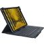 Logitech Universal Folio Case with Integrated Bluetooth Keyboard and Stylus Pen for 9 to 10 Inch Tablets - Black