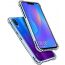 Huawei Nova 3i Anti-Burst KING KONG Armor Case Crystal clear With Transparent Hard Plastic Back Plate and Soft TPU Gel Bumper