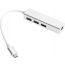 موزع USB ديفيا 4 في 1، فضي - 987299