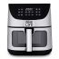 One Life Digital Air fryer, 10 Liters, 2000 Watt, Silver- HAF730P