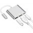 USB-C to HDMI Adapter,USB 3.1 Type C to HDMI 4K Multiport AV Converter with USB 3.0 Port and USB C Charging Port(Silvery)