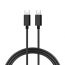 كابل USB-C سيا للشحن ومزامنة البيانات، 1 متر، اسود - SI-CB0021B