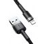Baseus USB to Lightning Cable, 0.5 Meter, Grey - CALKLF-AG1