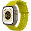 X8 Plus Ultra Smart Watch, 1.3 Inch - Yellow