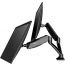 Loctek Dual Arm Holder for 10 to 27 Inch Monitors, Black - LYSB00ST052XS-CMPTRACCS