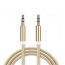 Lenovo Aux 3.5mm Audio Cable, 1 Meter, Gold - KX 3404