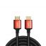 Sia Plastic HDMI Cable, 3 Meters - Black and Red