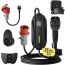Dé Type 2 Electric Car Charging Cable, 16A, 11 kW - Black