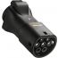 GUWIEYG Electric Car Adapter, 16A - Black