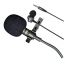 Jmary Lavalier Wired Microphone with Earphone, Black, MC-R5 - with Gift Bag