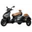 Glide Smart Mobility G2 Sidecar Electric Scooter, UP to180KG - Jet Black