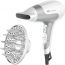 Braun Satin Hair 5 Hair Dryer, 2500 Watt, 3 Temperatures, White and Grey - HD585