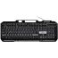 Fire.X Keyboard Gaming 7 Color Mixing Light Effect Rgb 104 Keys Arabic And English - Black