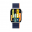 Kieslect Ks Pro Smart Watch - Silver Case and Navy Blue Strap