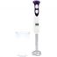 IDO Hand Blender, 600ml, 400 Watt, White and Purple - HBL400-PR