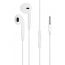 In-Ear Wired  Earphones, White- Ka-524