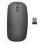 Keendex 4D Ultra Thin Wireless Mouse, Black - KX 3273