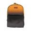 Gharibo Bags School Backpack With Lunch Bag and Pencil Case for Kids, Gradient color Pattern - Orange and Black