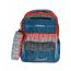 Gharibo Bags School Backpack With Pencil Case For Boys, Stripes Pattern - Blue and Orange