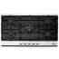 Hans Gas Built-in Hob, 90cm, 5 Burners, Black - 9210-19