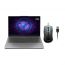 Lenovo LOQ 15IAX9E 83LK0061ED Essential Laptop, Intel Core i7-12650HX, 512GB SSD M.2 PCIe 4.0x4 NVMe, 16GB RAM, 15.6 Inch FHD IPS 144Hz, NVIDIA GeForce RTX 4050 6GB GDDR6, Windows 11 - Luna Grey with Lenovo LOQ M100 RGB Mouse