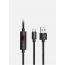 كابل شحن يسيدو USB-A الى USB-C، طول 120 سم، اسود - CA46
