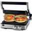 Kenwood Electric Grill, 2000 Watt, Silver and Black- HGM80.000SS
