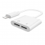 iPhone 8/X/7 Adapter Splitter, Raycue Dual Lightning Headphone Audio and Charge Adapter with Music Control and Phone Call for iPhone X 8/8 Plus/7/7 Plus