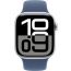 Apple Watch Series 10 42mm, Silver Case With Denim Strap