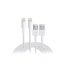 USB-A to Lightning Charging Cable, 2 Pieces, 1 Meter - White