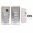 Auta Outdoor Intercom, 26 Lines, Silver and White - 749735