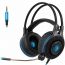 Sades SA 936 Wired Gaming Headset with Microphone - Black and Blue