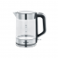 Severin Electric kettle, 1.7 Liters, 2200 Watt, Transparent and Silver - WK 3420