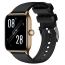 Riversong Motive 6 Pro Smart Watch, Gold Case with Black Silicone Strap - SW62