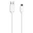 كابل Micro USB اس بي اس للشحن ونقل البيانات، 1 متر - ابيض