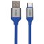 كابل Micro USB اس بي اس للشحن ونقل البيانات، 1.5 متر  - ازرق