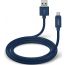 كابل اس بي اس بولو مايكرو USB للشحن ونقل البيانات، 1 متر - ازرق