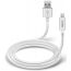 SBS Polo Micro USB Charging and Data Transfer Cable,1 Meter -  White