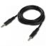 HP 3.5mm AUX Audio Cable, 3 Meters - Black, HP027GBBLK3TW