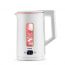 Tank Safe Touch Electric Kettle, 1.5 Liters, 1500 Watt, White with Gold Frame - DG-2338-ES