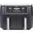 Ninja Foodi Max Dual Zone Air Fryer, 9.5 Liters, 2470W, Black and Silver - AF400UK