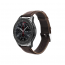 For Samsung Gear S3 leather watch band crazy horse leather suede strap brown